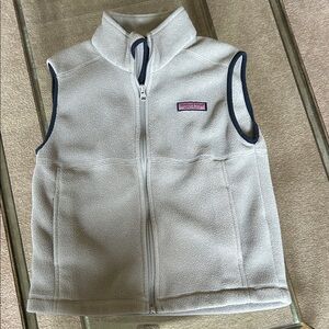 Vineyard Vines Kids Fleece Vest - Light Gray